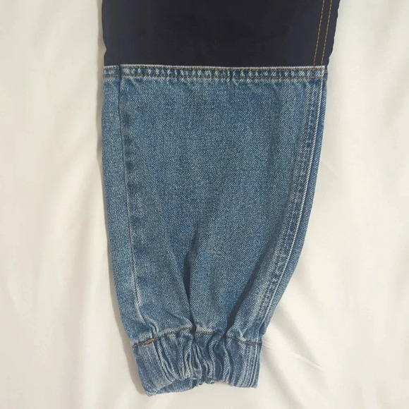 Urban Outfitters BDG Byron Spliced Denim Joggers, Color Blue/Black Size 24 - Picture 7 of 15